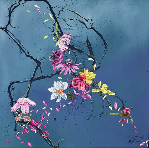 Natures Dream by Kay Davenport - Original Painting on Box Canvas